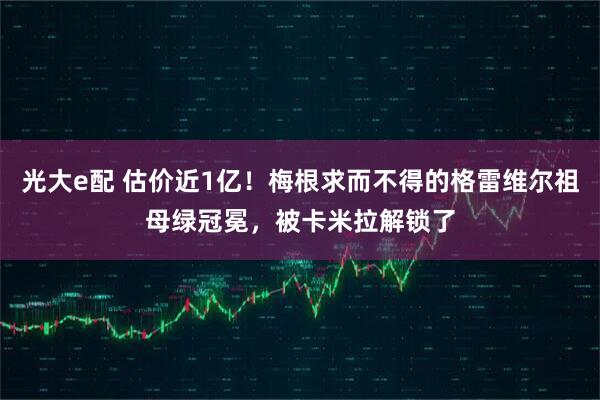 光大e配 估价近1亿！梅根求而不得的格雷维尔祖母绿冠冕，被卡米拉解锁了